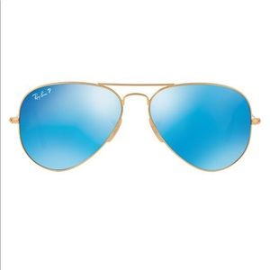 RAYBANS BLUE POLARIZED SUNGLASSES
